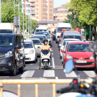 Los vehículos volverán a circular desde mañana por las calles de Valladolid.-ICAL