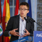 El candidato de Más Madrid a la Comunidad, Íñigo Errejón.-PACO CAMPOS (EFE)