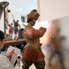 El Museo Nacional de Escultura presenta la llegada del paso procesional 'Camino del calvario', de Gregorio Fernández, que ha participado en una muestra en Berlín-ICAL