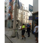Derrumbe de un edificio en Los Cristianos, Tenerife.-EFE / NICOLÁS DORTA