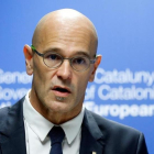 Raül Romeva durante una intervención en Bruselas.-REUTERS