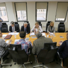 La vicepresidenta y consejera de Empleo de la Junta, Rosa Valdeón, preside la Permanente del Diálogo Social, para analizar las actuales crisis empresariales.-ICAL