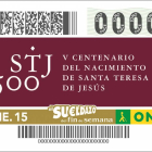 El primer sorteo de 2015 de la ONCE promocionará el V Centenario del nacimiento de Santa Teresa-Ical