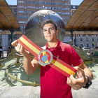 El vallisoletano del Boxeo Valladolid, Miguelón, duda hasta el último instante.-P. R.