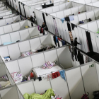 Centro de refugiados en Berlín.-AP / MARKUS SCHREIBER