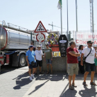 Concentración de los trabajadores de Lauki el pasado 24 de agosto.-J. M. LOSTAU