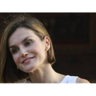 La reina Letizia, durante el posado del Palacio de Marivent.-Foto: EFE / BALLESTEROS