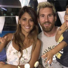 La familia, en el primer cumpleaños de Mateo.-INSTAGRAM