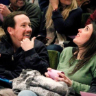 Pablo Iglesias y la portavoz en el Congreso, Irene Montero, el pasado 7 de abril.-VICTOR LERENA