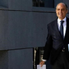 El exvicepresidente valenciano Francisco Camps, el pasado marzo, cuando declaró como testigo en el caso Gürtel.-JUAN MANUEL PRATS