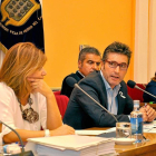 Julián Rodríguez Santiago (PSOE) interviene ayer por primera vez como portavoz del equipo de Gobierno-Santiago G. Del Campo