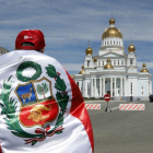 Un aficionado peruano en Rusia.-EFREM LUKATSKY (AP)