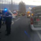 Primeras imágenes del accidente de tren en Perpinyà.-EL PERIÓDICO