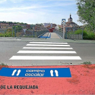 Recreación de la nueva señalización de las rutas escolares en Tudela.-AYTO. TUDELA