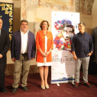 La consejera de Cultura y Turismo, María Josefa García Cirac, presenta la XVIII Feria de Teatro de Castilla y León, junto al alcalde de Ciudad Rodrigo, Juan Tomás Muñoz y otras autoridades.-ICAL
