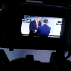Pedro Sánchez, antes del debate electoral de Atresmedia-JOSÉ LUIS ROCA
