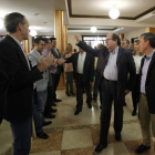 El candidato del PP a la Presidencia de la Junta, Juan Vicente Herrera, participa en un acto público en Arenas de San Pedro-Ical