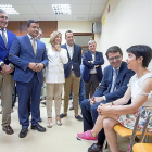 Alfonso Fernández Mañueco y Carlos García visitan las instalaciones de la asociación Pronisa.-ICAL
