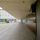 El antiguo restaurante del Patio Herreriano (a la derecha de la foto) se transformará en centro enogastronómico.-PHOTOGENIC