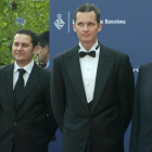 El rey emérito, Juan Carlos I, en una imagen del 2006, junto a su yerno Iñaki Urdangarín y Corinna-GTRESONLINE