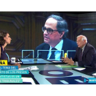 Borrell, en el plató de El Objetivo-