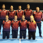 Integrantes del equipo de bádminton de la Universidad de Valladolid.-EL MUNDO