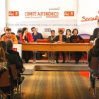 El candidato a la Presidencia de la Junta, Luis Tudanca, interviene en el Comité Autonómico del PSOE de Castilla y León-Ical