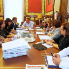 Reunión de la última junta de gobierno del Ayuntamiento el pasado miércoles.-E. M.