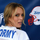 Stormy Daniels, el pasado 4 de febrero, durante una fiesta con motivo de la Super Bowl.-ETHAN MILLER (AFP)