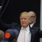 Donald Trump en Radford (Virginia), este lunes.-REUTERS / CHRIS KEANE