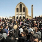 Funeral por el pope de los coptos egipcios, el 18 de marzo del 2012.-