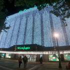 Fachada del Corte Inglés en las pasadas Navidades. / E.M.