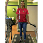 Yunis Camejo, ayer en el Centro Regional de Medicina Deportiva.-G. VELASCO