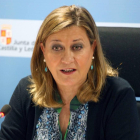 La consejera de Hacienda, Pilar del Olmo, presenta la Contabilidad Regional de Castilla y León correspondiente al IV trimestre de 2014-Ical