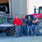 Alberto Nebreda, su hermano Manuel, Alberto, hijo del primero, y su otro sobrino Manuel Martín.-E.M.