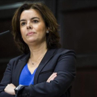 La vicepresidenta del Gobierno, Soraya Sáenz de Santamaría.-MIGUEL LORENZO