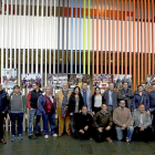 Algunos de los fotógrafos y periodistas que ejercen como testigos de la exposición inaugurada ayer en el CDO.-RUBÉN CACHO