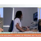 Imagen del diputado de Vox en el debate en la televisión Región de Murcia.-