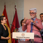 El presidente de la Federación Regional de Sordos, Luis Miguel Jiménez, durante la presentación Día Nacional de las Lenguas de Signos Españolas-ICAL