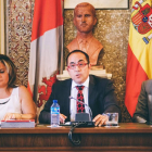 Primer pleno de la Diputación de Soria presidido por el socialista Luis Rey-ICAL