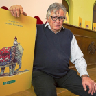 Por el ‘Nuevo Bestiario’ de Gerrado Vacas  desfilan  criaturas como el ‘Camello panetone’, un ‘Pelícano cartero’ o una divertida ‘vacaciones’. -MIGUEL ángel santos (photogenic)