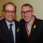 Quim Torra y Agustí Colomines-