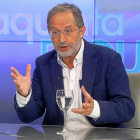 Manuel Saravia durante ‘La Quinta Esquina’, programa emitido en La 8 de Valladolid.-J. M. LOSTAU
