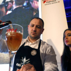 El campeón del II Campeonato de Tiraje de Cerveza de Castilla y León, Alfonso Martínez-Ical
