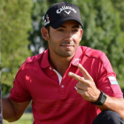 El golfista barcelonés Pablo Larrazábal, durante la última jornada del Abierto Internacional BMW, en Múnich.-Foto: EFE