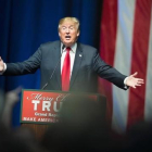 Trump habla ante un auditorio en un mitin de campaña en Grand Rapids (Michigan), el 21 de diciembre.-AP / SCOTT OLSON
