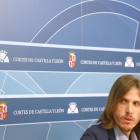 El portavoz de Podemos en las Cortes de Castilla y León, Pablo Fernández, presenta varias iniciativas parlamentarias de su grupo.-ICAL