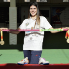 JUAN MIGUEL LOSTAU.  03/03//2020.  VALLADOLID. COMUNIDAD DE CASTILLA Y LEÓN. LAURA MARTÍN. CAMPEONA DE ESPAÑA DE SALTO DE ALTURA.