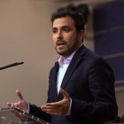 El líder de IU, Alberto Garzón.-EL PERIÓDICO