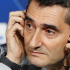 Ernesto Valverde, entrenador del Barça.-EFE / GUILLAUME HORCAJUELO